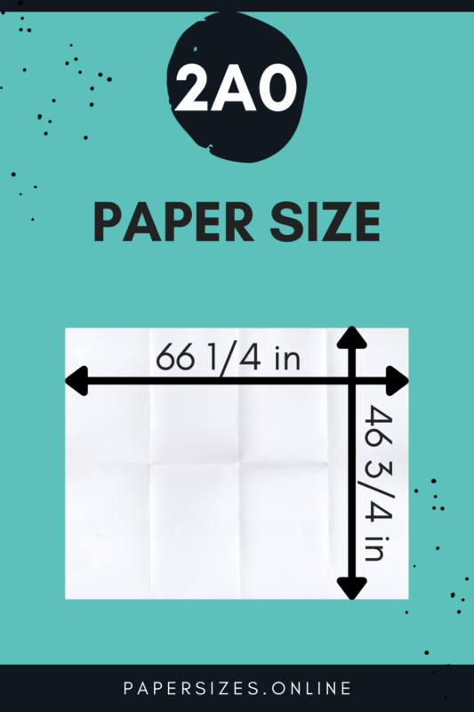 2a0 paper size inch