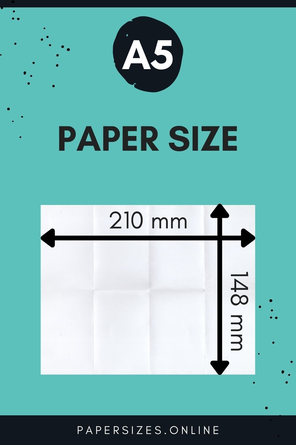 a5 paper size example