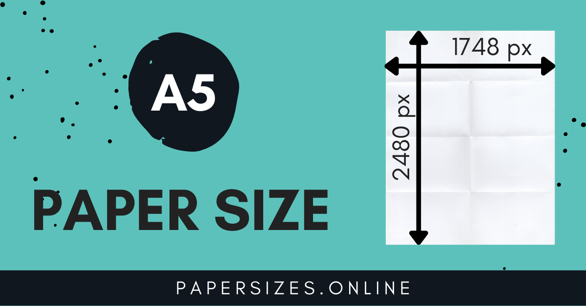 A5 Size In Pixels - Paper Sizes Online