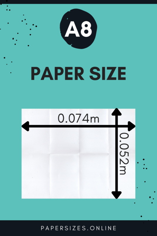 a8 paper size m