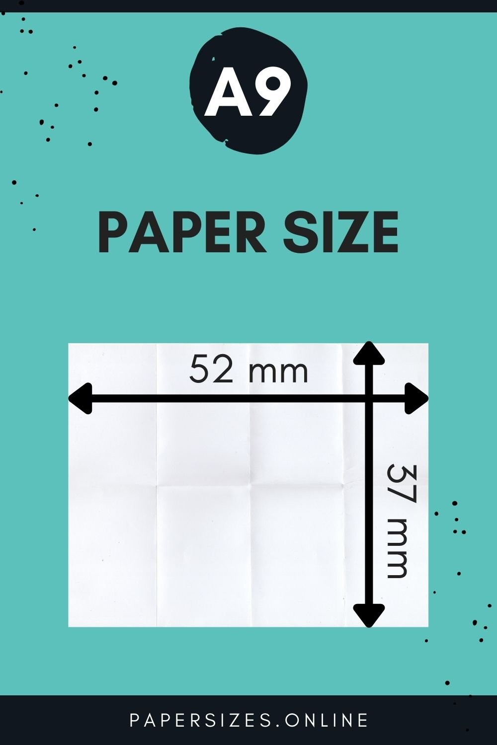 A9 Paper Size And Dimensions Paper Sizes Online