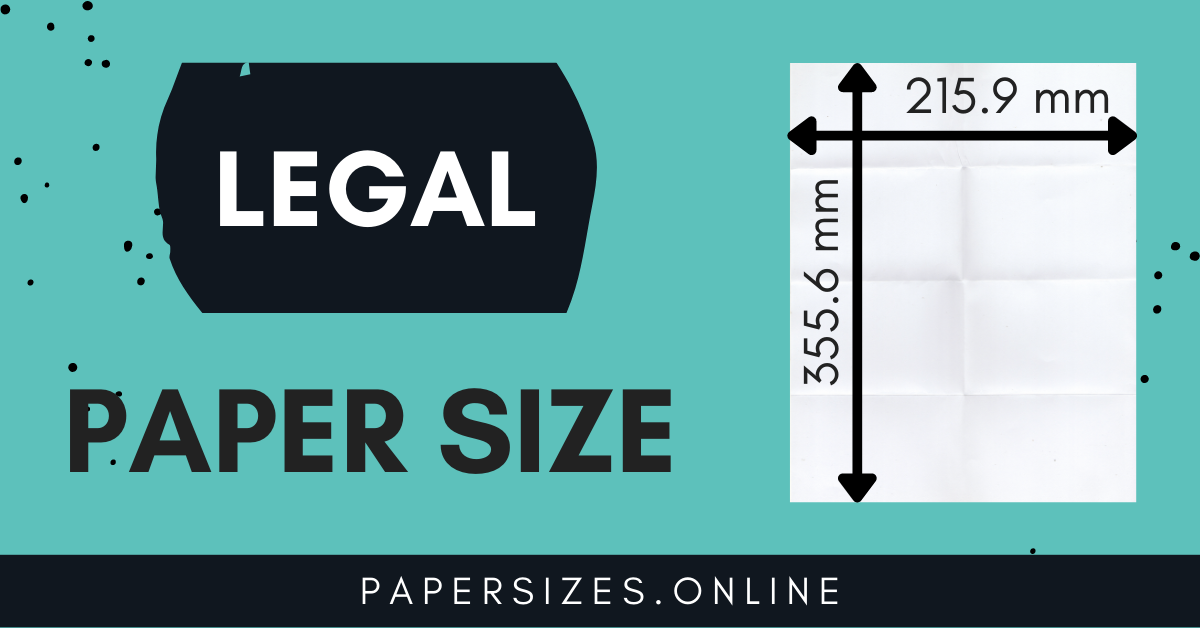 Legal Paper Size In Mm India