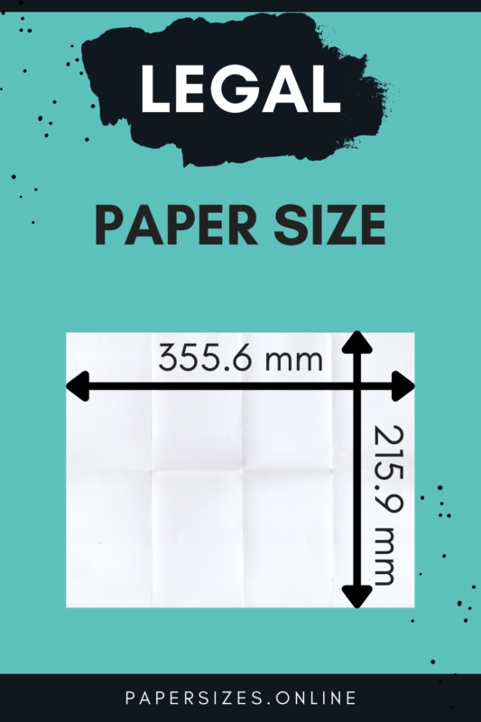 Legal Size In Mm Millimeter Paper Sizes Online