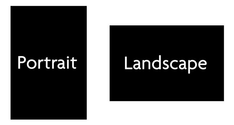 portrait vs landscape 3d crystlas